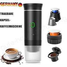 3in1 Kapsel Kaffeemaschine Tragbare Kaffeemaschine Espresso Maschine für Reisen.