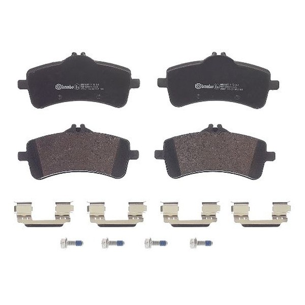 Bremsbelagsatz Scheibenbremse 19 Mm Brembo FüR MERCEDES-BENZ S-KLASSE-image