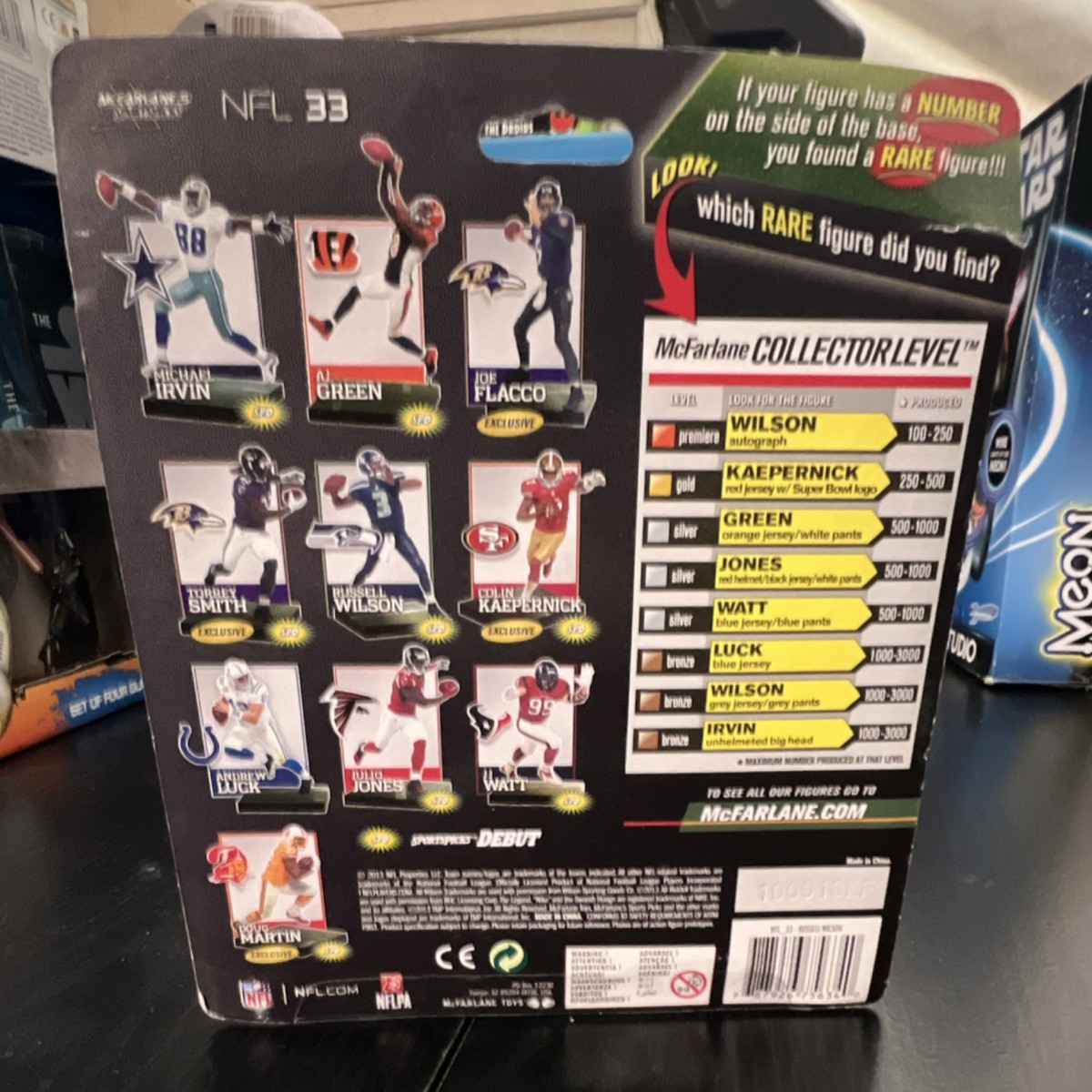 McFarlane Toys NFL 33 Russell Wilson Seattle Seahawks Exclusive