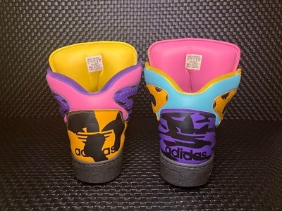 2012 Adidas Originals by Jeremy Scott Instinct Hi Black Light Aqua