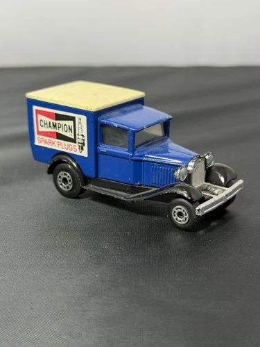 Matchbox Superfast Model A Ford Van Champion Spark Plugs Lesney 1979 England