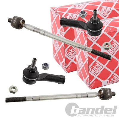 2x FEBI Rotule Axiale Barre d’Accouplement Avant Pour Renault Clio 3/Grand/Modus - Photo 1/4