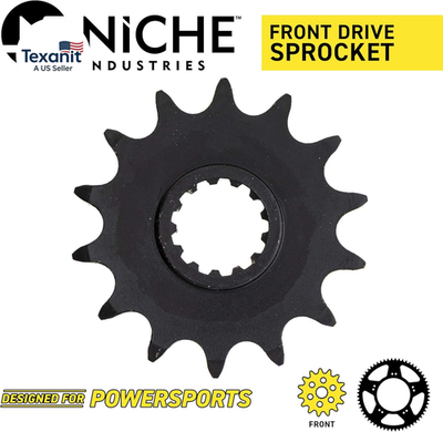 Drive Sprocket Chain Combo for Kawasaki Ninja 300 EX300 Z300 Front