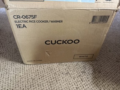 Cuckoo CR-0675F 6-Cup Micom Rice Cooker 13 Menu Options New