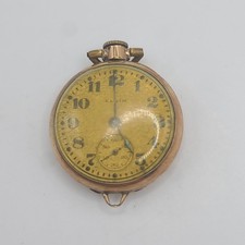 Vintage Fahys Montauk Pocket Watch Case Lady Elgin Running Watch