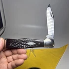 Vintage 7 Dot CASE XX COKE BOTTLE Pocket Knife 1970s C61050SAB Wood Handle