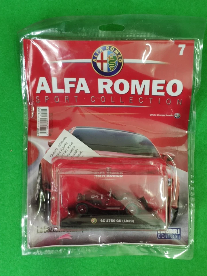 Die cast 1/43 Modellino Collezione ALFA ROMEO 6c 1750 gs 1929 AR VINTAGE AUTO 🔺 - Immagine 3 di 4