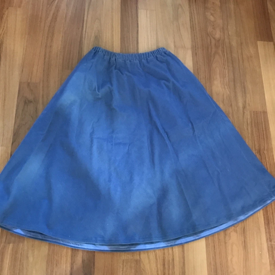 Hecho a mano años 50 para mujer Pana Falda Caniche Disfraz Retro Fiestas Cintura 13,5 Foto 2 de 4