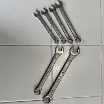 #ad Husky Wrenches Metric And SAE 11 14 5 8 And 3 4 The Metrics Are USA made $34.99