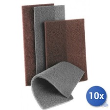 10X Non-Woven Abrasive Mat Mm 120X280 Ultra Fine Gray