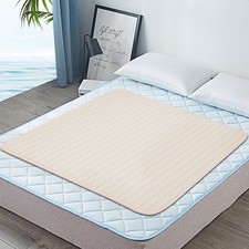 1 PCS Incontinence Bed Pad Washable Waterproof 40x55 Inch Reusable Beige