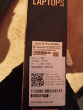 Vector 16 HX AI A2XWHG Notebook 32GB RAM 1TB SSD Windows 11 Home