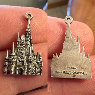 Vintage 925 Sterling Silver Cinderella's Castle Charm Walt Disney World 2.8 Gram
