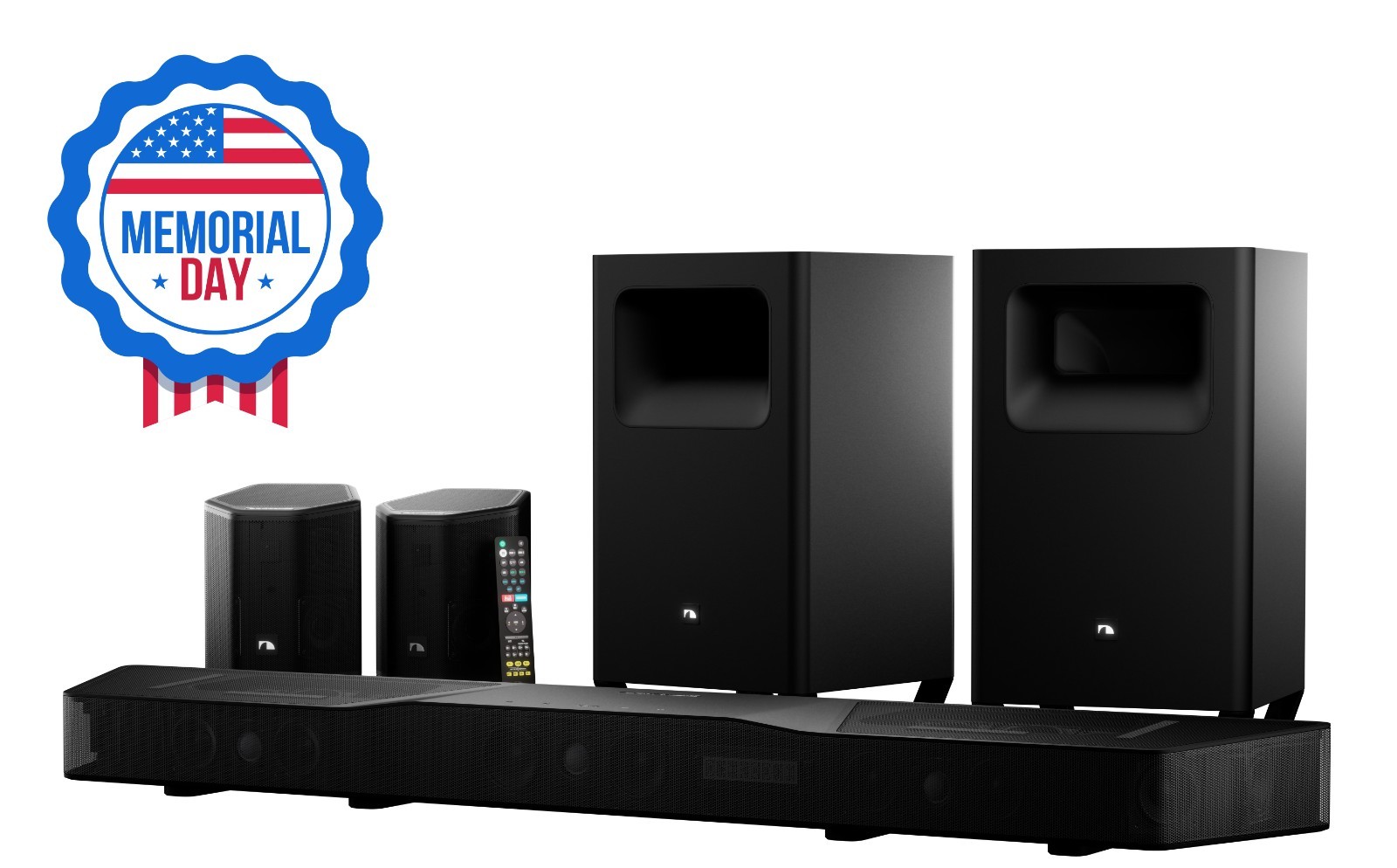 Nakamichi Shockwafe Wireless 11.2.6 Ch w Dolby Atmos/DTS:X Soundbar