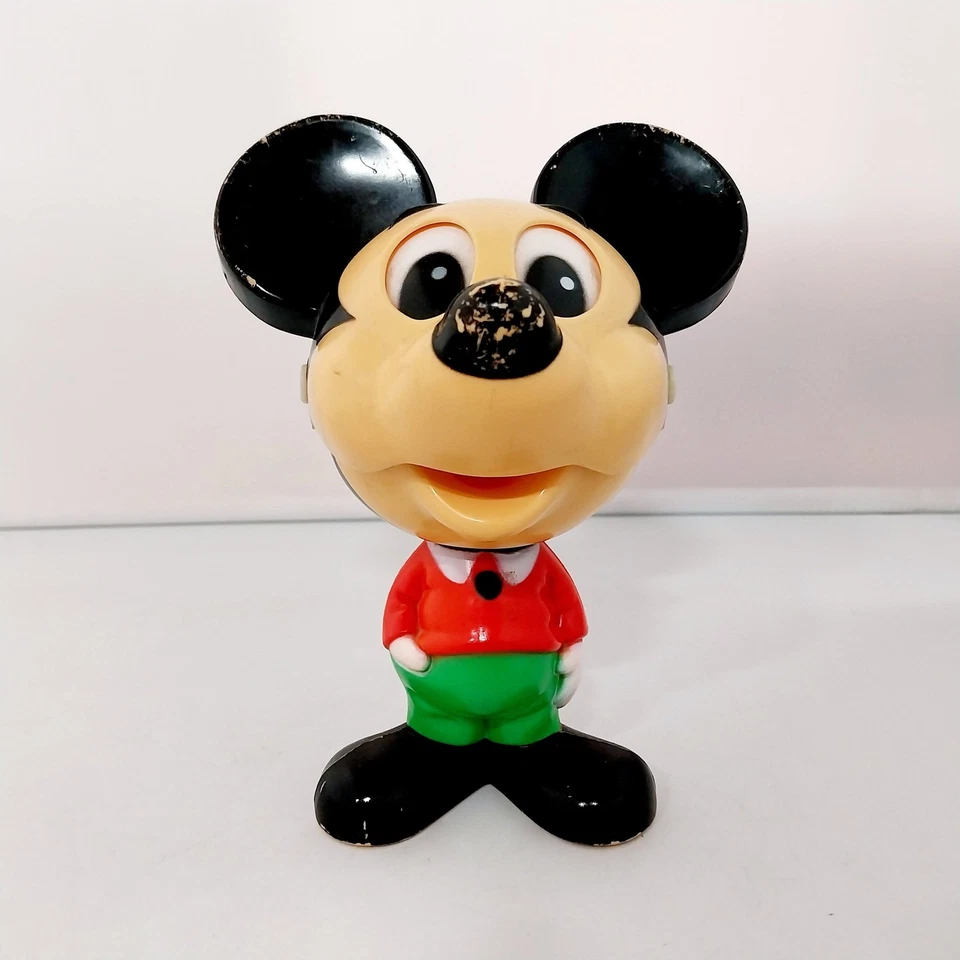 Disney Mickey Mouse Vintage Talking Toy Figure Collectable 18cm - Image 2 of 4