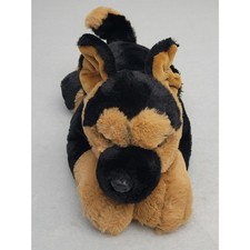FAO Schwarz Adopt A Pets German Shepherd Plush 14" Laying Dog 2018