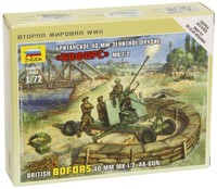 Zvezda 500786170-1:72 British Bofors 40 Mm Mk-2 Flak