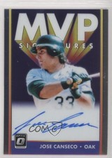 2019 Panini Donruss Optic MVP Signatures Jose Canseco #MVP-JC Auto 5m1