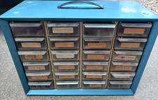 AKRO Mils 24 Drawer metal Organizer w/ Electronic Components Archer