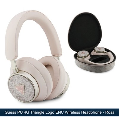 Guess Wireless Kopfhörer Bluetooth 5.4 Over Ear Headphone für Handy Tablets Rosa