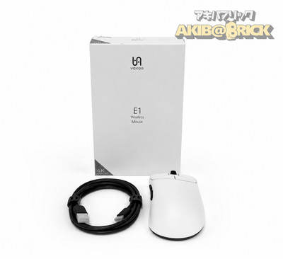 VAXEE E1 Wireless 4K White Gaming Mouse Ergonomic RGB High-Performance Japan