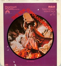 The Ten Commandments 1956 Vintage CED Videodisc