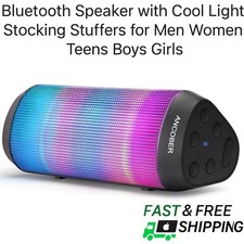 Bluetooth Speaker, HD Sound, IPX4 Waterproof, TWS Pair, for Home/Party/Outdoor