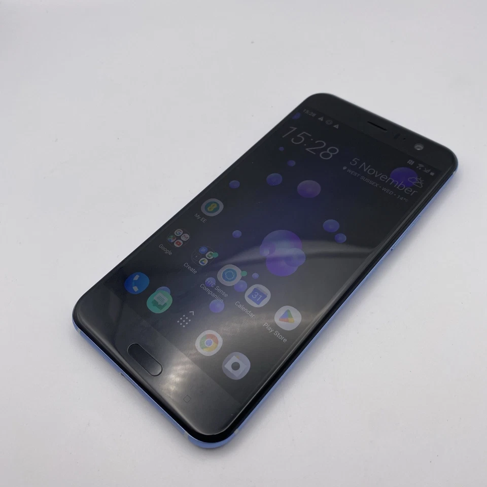 HTC U11 Octa-Core (Unlocked) 4GB RAM 64GB 5.5 Inch Smartphone Sapphire Blue - image 2 of 4