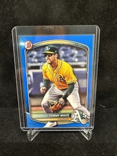 TOMMY WHITE 2025 BOWMAN DRAFT #BD88 BLUE BORDER /150 Athletics