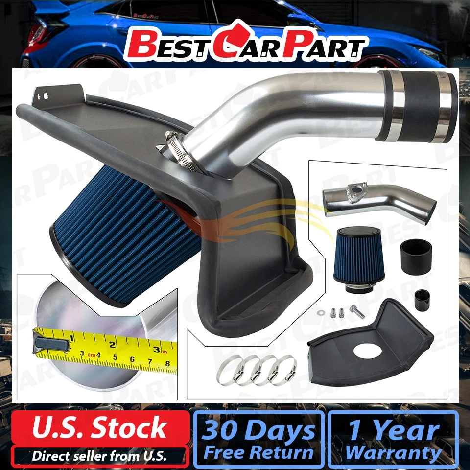 KIT DE ADMISIÓN DE AIRE ESCUDO FRÍO BCP AZUL para Subaru WRX STi 2015-2020 2,5 L Turbo Foto 2 de 4