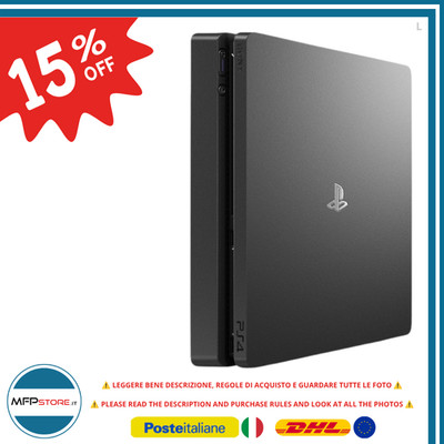 PlayStation PS4 Slim CUH-2216A 500GB Schwarz Konsole, Gebraucht, Ohne Zubehör