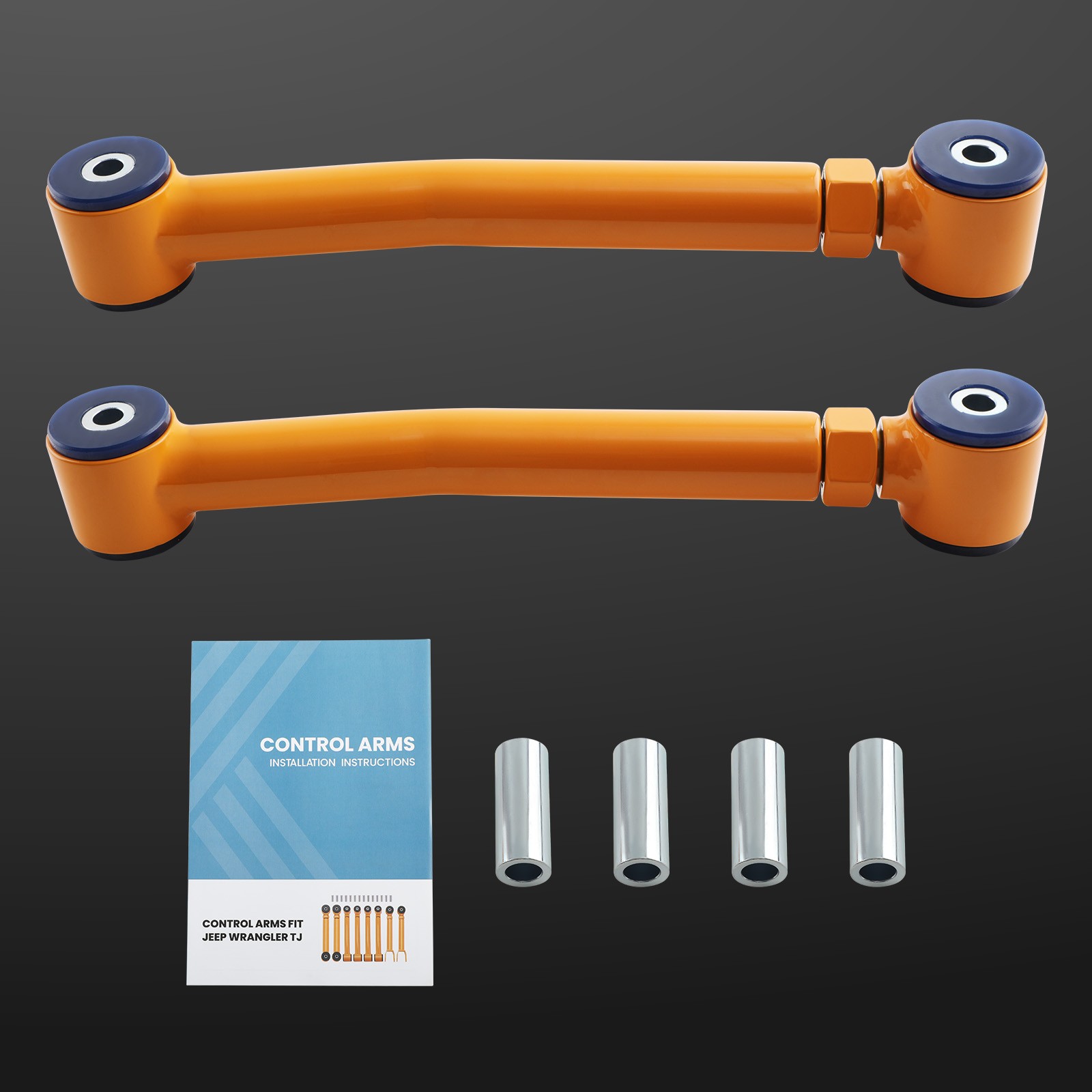 Adjustable Front Lower Control Arm Kit for Cherokee XJ Wrangler TJ 1984-2006