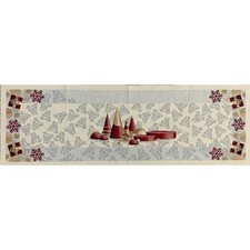 Guida Gobelin Christmas Minimal Rosso 45x140 Cm 6977