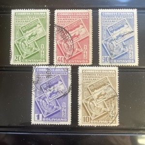 1942 Bolivia Sc. 276-80 Used $24