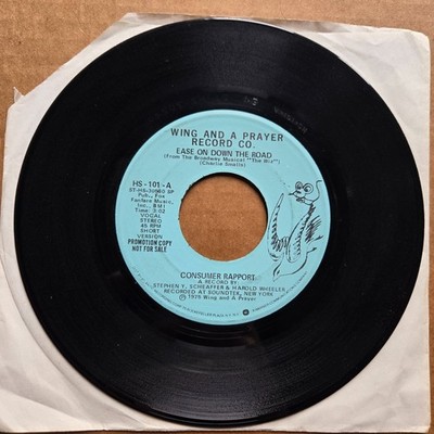 CONSUMER RAPPORT Ease On Down The Road SOUL DJ PROMO 45 7'' Record Vinyl Records