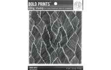 Abstract Fields Bold Prints Cling Stamp Hero Arts scrapbook background geometric