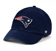 47 BRAND New England Patriots NFL Classic Franchise Cap Hat Navy LARGE Fitted