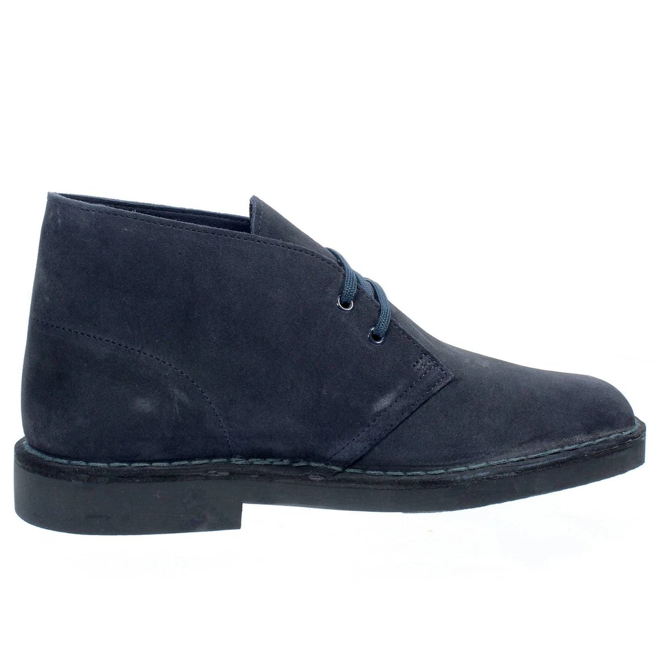 Clarks Desert Boot Evo - Polacchini In Suede Blu - Uomo Scarpe Polacchini - Imagen 2 de 3