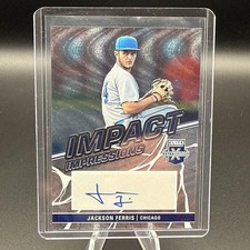 2023 Panini Elite Extra Edition #II-JFR Jackson Ferris Impact Impressions Auto