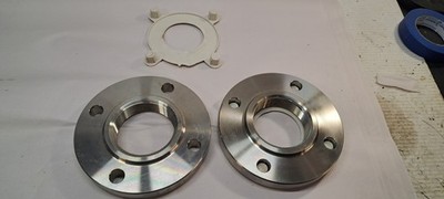 lot of 2 FTC B16.5 150 A/SA182 F304/304L CN8M24 08/2021 STAINLESS STEEL FLANGE