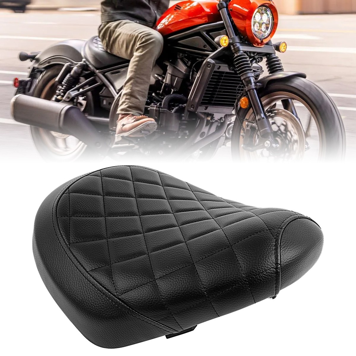 Motorcycle Front Driver Seat Gel Cushion For Honda Rebel 1100