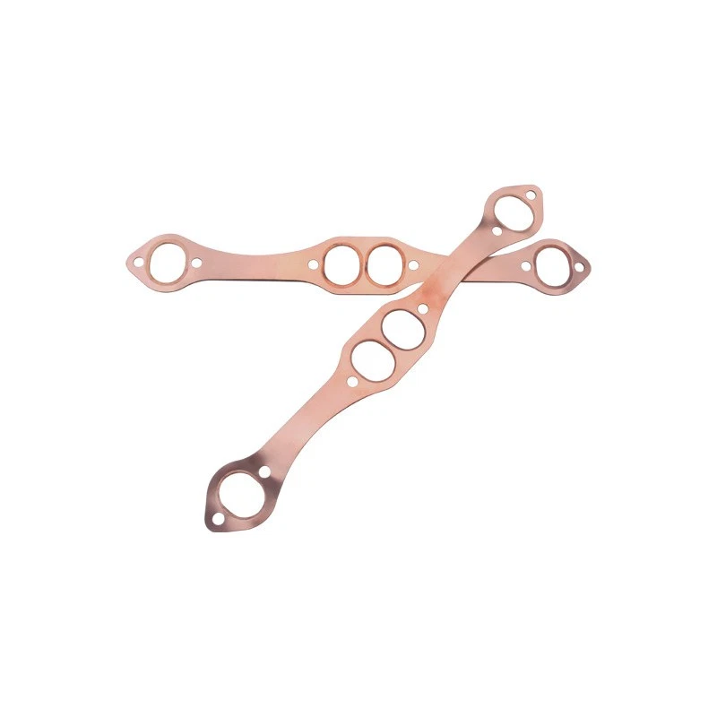 Pack of 2 for Chevy 327 305 350 383 400 Exhaust Gasket Engine Oval Port - Image 3 of 4