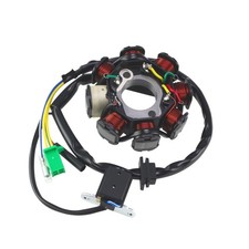 Magneto Stator DC Ignition Coil 8 Pole 5-wire Compatible with GY6 125cc 150cc...