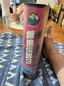 SNK Fatal Fury 3 Road to the Final Victory Neo Geo AES  with Manual US Seller