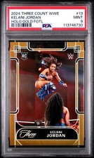 Kelani Jordan Rookie (1/2) 2024 WWE Three Count FOTL Holo Gold