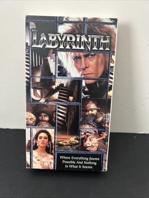 Labyrinth VHS 1999 David Bowie Jennifer Connelly Jim Henson Fantasy