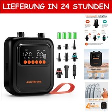 Aurethryon Elektrische SUP Pumpe Akku 20 PSI mit Licht & 7 D&uuml;sen