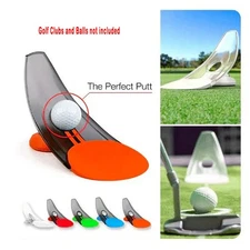 Golf Putter Practice Tool Alignment Stick Holder Fits Stability Indoors Outdoors