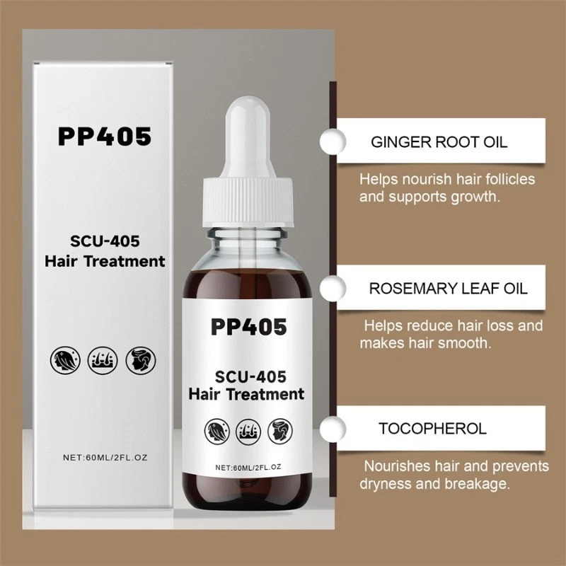 PP405 Hair Care Anti-Hair Loss Fast Absorbing and Non-Greasy Hair Growth 60ml/PC - Image 4 of 4