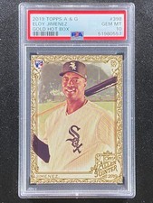 2019 Topps Allen & Ginter  Gold Hot Box  #398  Eloy Jimenez  RC  PSA 10